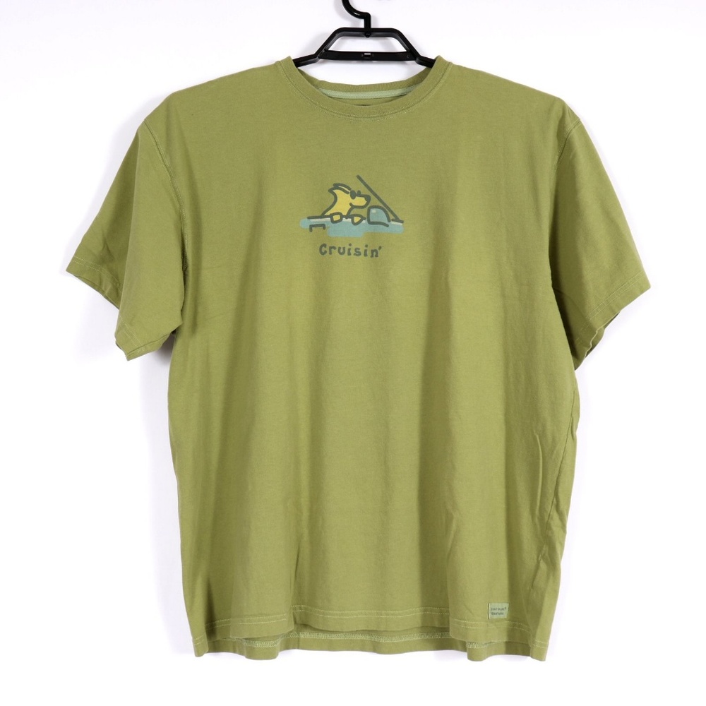 Life is Good Cruisin Cotton T-Shirt XL Rocket Dog